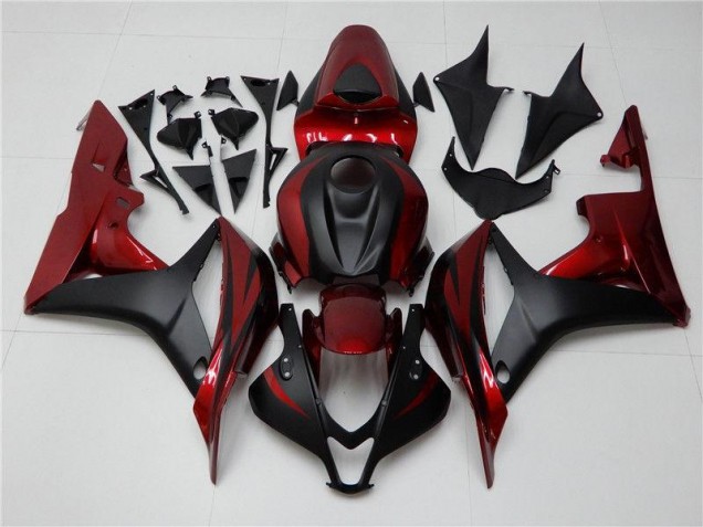 Loja Abs Motocicleta Plástico Honda CBR 600RR 07-08 - Vermelho Preto Loja Abs Motocicleta Plástico Honda CBR 600RR 07-08 - Vermelho Preto