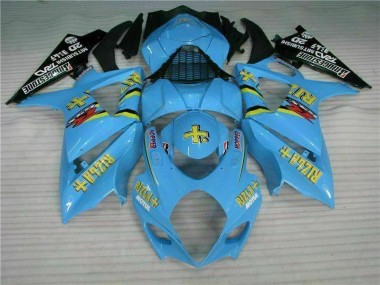Loja Abs Motocicleta Plástico Suzuki GSXR 1000 K7 07-08 - Azul