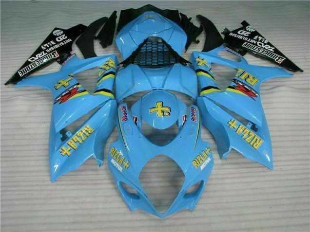 Loja Abs Motocicleta Plástico Suzuki GSXR 1000 K7 07-08 - Azul Loja Abs Motocicleta Plástico Suzuki GSXR 1000 K7 07-08 - Azul