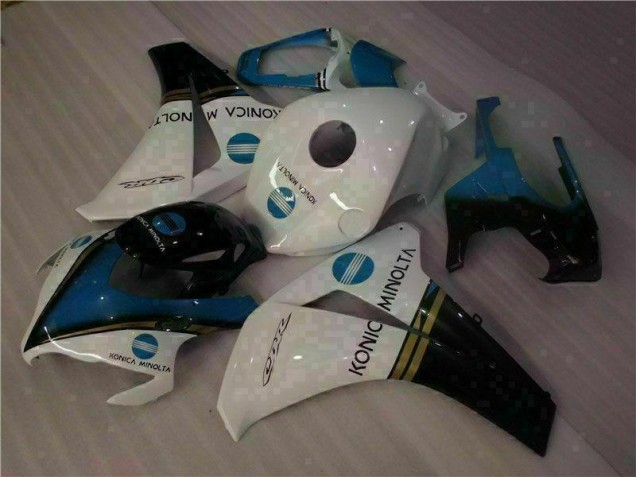Loja Abs Motocicleta Plásticos Honda CBR 1000RR 08-11 - Branco Azul