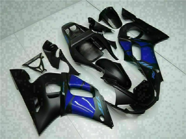 Loja Abs Motocicleta Plásticos Yamaha R6 98-02 - Azul Preto Loja Abs Motocicleta Plásticos Yamaha R6 98-02 - Azul Preto