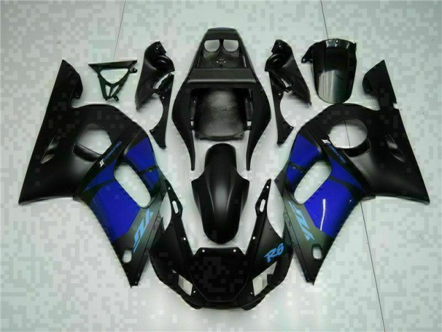 Loja Abs Motocicleta Plásticos Yamaha R6 98-02 - Azul Preto Loja Abs Motocicleta Plásticos Yamaha R6 98-02 - Azul Preto