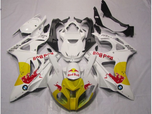 Loja Carenagem Moto BMW S1000RR 09-14 - Amarelo Branco RedBull Loja Carenagem Moto BMW S1000RR 09-14 - Amarelo Branco RedBull
