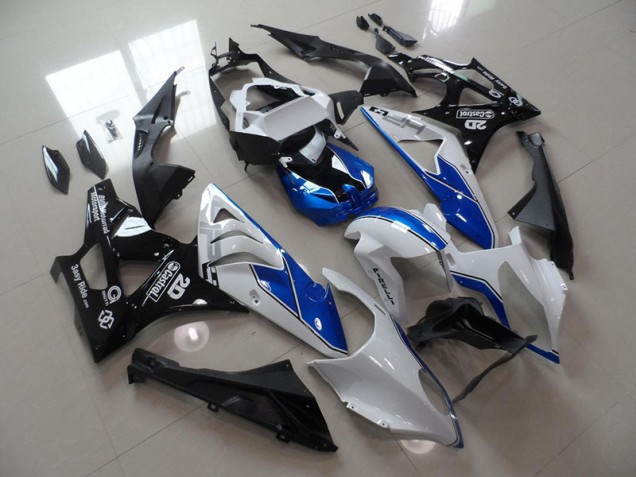 Loja Carenagem Moto BMW S1000RR 09-14 - Branco Azul Preto
