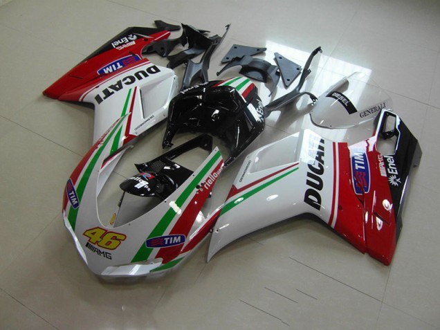 Loja Carenagem Moto Ducati 1098 07-14 - Branco Vermelho 46 Loja Carenagem Moto Ducati 1098 07-14 - Branco Vermelho 46