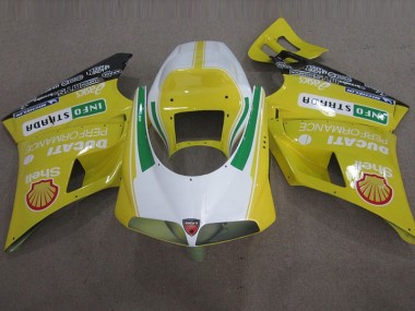 Loja Carenagem Moto Ducati 748 93-05 - Amarelo Shell Info Strrda