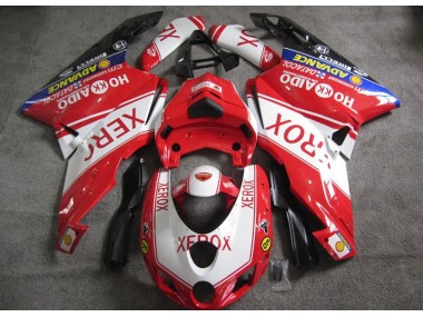 Loja Carenagem Moto Ducati 749 05-06 - Vermelho Branco Xerox