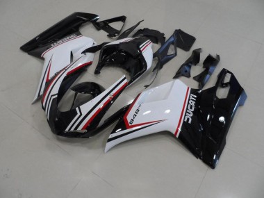 Loja Carenagem Moto Ducati 848 1098 1198 07-14 - Preto Tricolor