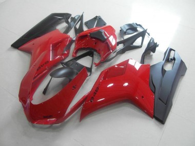 Loja Carenagem Moto Ducati 848 1098 1198 07-14 - Vermelho Preto