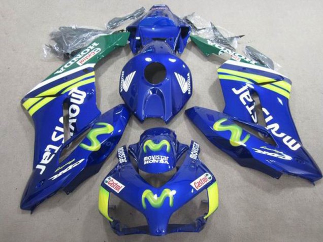 Loja Carenagem Moto Honda CBR 1000RR 04-05 - Azul Movistar Castrol Loja Carenagem Moto Honda CBR 1000RR 04-05 - Azul Movistar Castrol