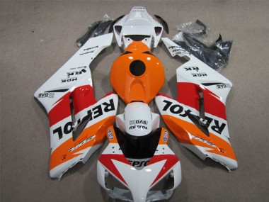 Loja Carenagem Moto Honda CBR 1000RR 04-05 - Branco Laranja Repsol