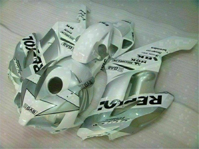 Loja Carenagem Moto Honda CBR 1000RR 04-05 - Branco Prata Repsol Loja Carenagem Moto Honda CBR 1000RR 04-05 - Branco Prata Repsol