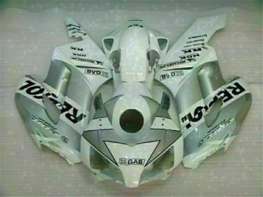 Loja Carenagem Moto Honda CBR 1000RR 04-05 - Branco Prata Repsol