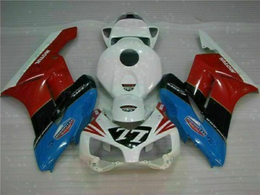 Loja Carenagem Moto Honda CBR 1000RR 04-05 - Branco Vermelho 77