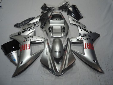 Loja Carenagem Moto Honda CBR 1000RR 04-05 - Prata Vermelho Fiat