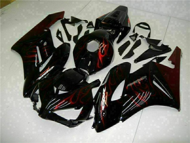 Loja Carenagem Moto Honda CBR 1000RR 04-05 - Vermelho Chama Preto