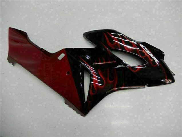 Loja Carenagem Moto Honda CBR 1000RR 04-05 - Vermelho Chama Preto