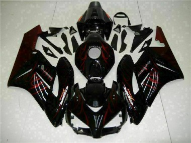 Loja Carenagem Moto Honda CBR 1000RR 04-05 - Vermelho Chama Preto