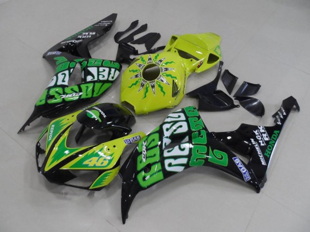 Loja Carenagem Moto Honda CBR 1000RR 06-07 - Amarelo Verde Rossi Loja Carenagem Moto Honda CBR 1000RR 06-07 - Amarelo Verde Rossi