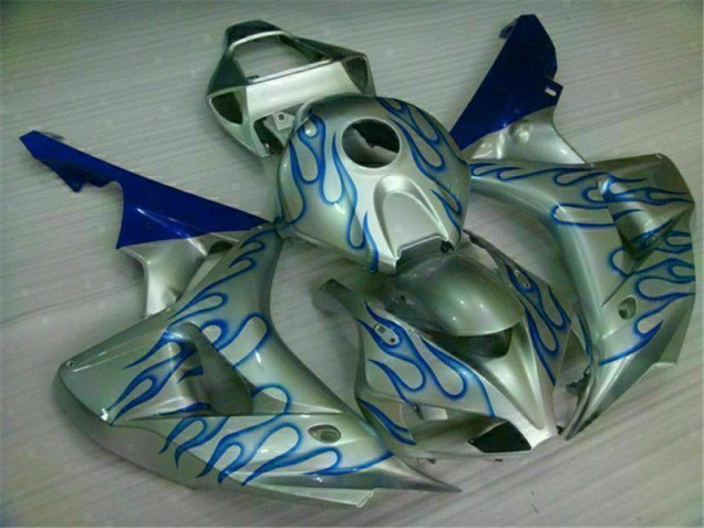 Loja Carenagem Moto Honda CBR 1000RR 06-07 - Azul Chama Prata Loja Carenagem Moto Honda CBR 1000RR 06-07 - Azul Chama Prata