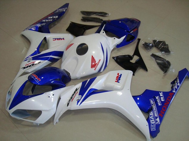 Loja Carenagem Moto Honda CBR 1000RR 06-07 - Branco & Azul Loja Carenagem Moto Honda CBR 1000RR 06-07 - Branco & Azul