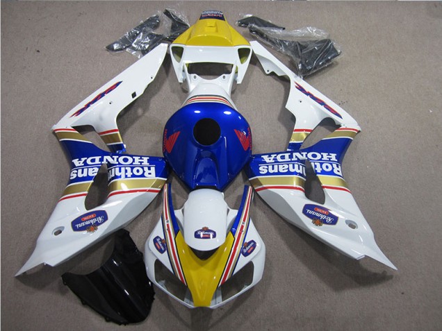 Loja Carenagem Moto Honda CBR 1000RR 06-07 - Branco Azul Rothmans Loja Carenagem Moto Honda CBR 1000RR 06-07 - Branco Azul Rothmans