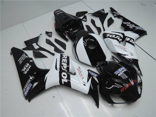 Loja Carenagem Moto Honda CBR 1000RR 06-07 - Branco Repsol Preto Loja Carenagem Moto Honda CBR 1000RR 06-07 - Branco Repsol Preto