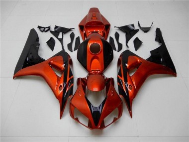 Loja Carenagem Moto Honda CBR 1000RR 06-07 - Laranja Preto