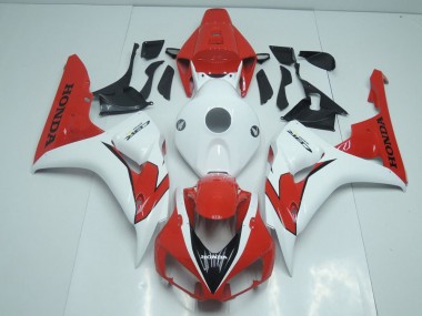 Loja Carenagem Moto Honda CBR 1000RR 06-07 - Laranja Vermelho & Branco