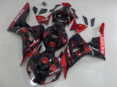 Loja Carenagem Moto Honda CBR 1000RR 06-07 - Preto Bacardi