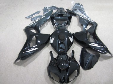 Loja Carenagem Moto Honda CBR 1000RR 06-07 - Preto Branco Decalque
