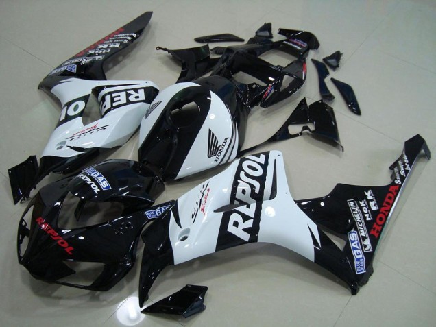 Loja Carenagem Moto Honda CBR 1000RR 06-07 - Preto Branco Repsol Loja Carenagem Moto Honda CBR 1000RR 06-07 - Preto Branco Repsol