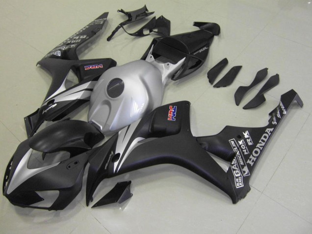 Loja Carenagem Moto Honda CBR 1000RR 06-07 - Preto Fosco Prata Loja Carenagem Moto Honda CBR 1000RR 06-07 - Preto Fosco Prata