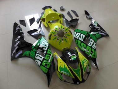 Loja Carenagem Moto Honda CBR 1000RR 06-07 - Verde Amarelo Rossi