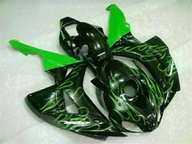 Loja Carenagem Moto Honda CBR 1000RR 06-07 - Verde Chama Preto Loja Carenagem Moto Honda CBR 1000RR 06-07 - Verde Chama Preto
