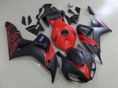 Loja Carenagem Moto Honda CBR 1000RR 06-07 - Vermelho & Preto Fosco