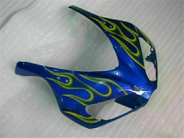 Loja Carenagem Moto Honda CBR 1000RR 08-11 - Amarelo Chama Azul Loja Carenagem Moto Honda CBR 1000RR 08-11 - Amarelo Chama Azul
