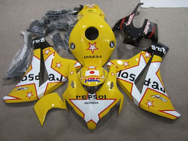 Loja Carenagem Moto Honda CBR 1000RR 08-11 - Amarelo Repsol HRC Loja Carenagem Moto Honda CBR 1000RR 08-11 - Amarelo Repsol HRC