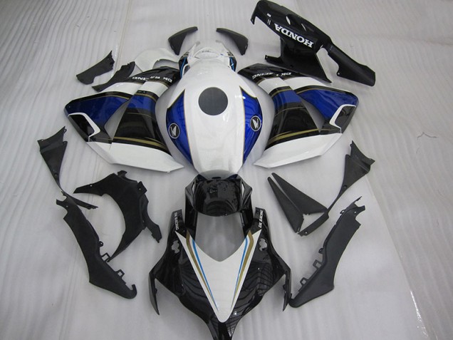 Loja Carenagem Moto Honda CBR 1000RR 08-11 - Branco Preto Azul Loja Carenagem Moto Honda CBR 1000RR 08-11 - Branco Preto Azul