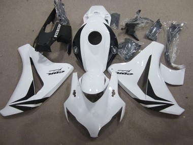 Loja Carenagem Moto Honda CBR 1000RR 08-11 - Branco Preto Fireblade