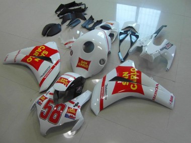 Loja Carenagem Moto Honda CBR 1000RR 08-11 - Branco San Carlo