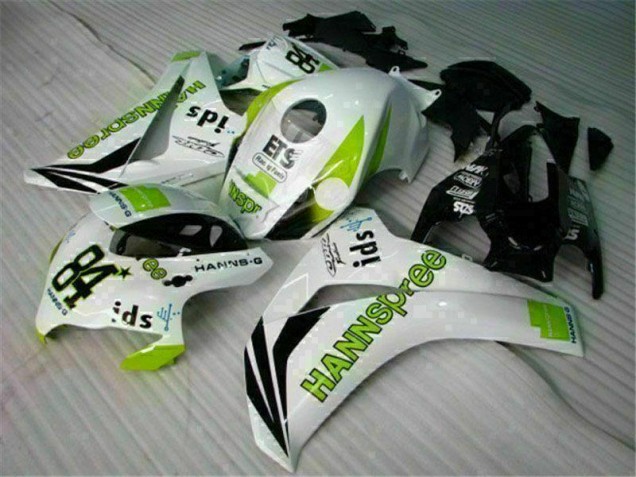 Loja Carenagem Moto Honda CBR 1000RR 08-11 - Branco Verde Hannspree 84