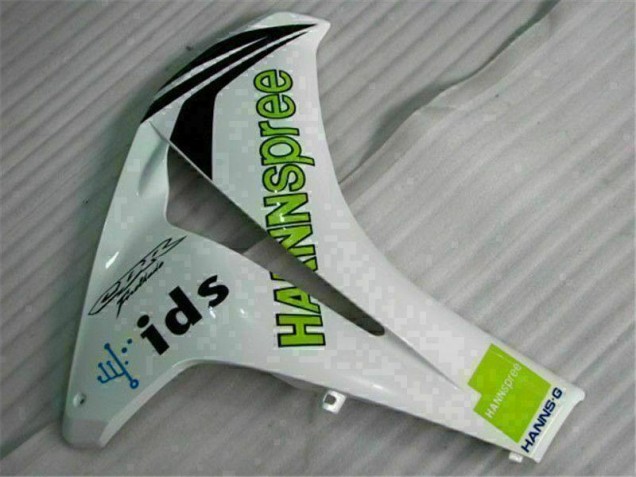 Loja Carenagem Moto Honda CBR 1000RR 08-11 - Branco Verde Hannspree 84