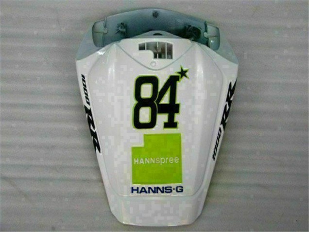 Loja Carenagem Moto Honda CBR 1000RR 08-11 - Branco Verde Hannspree 84