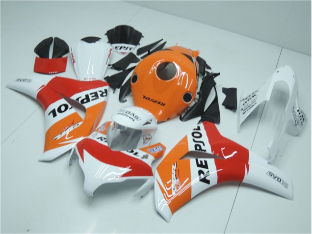 Loja Carenagem Moto Honda CBR 1000RR 08-11 - Laranja Branco Vermelho Repsol Loja Carenagem Moto Honda CBR 1000RR 08-11 - Laranja Branco Vermelho Repsol