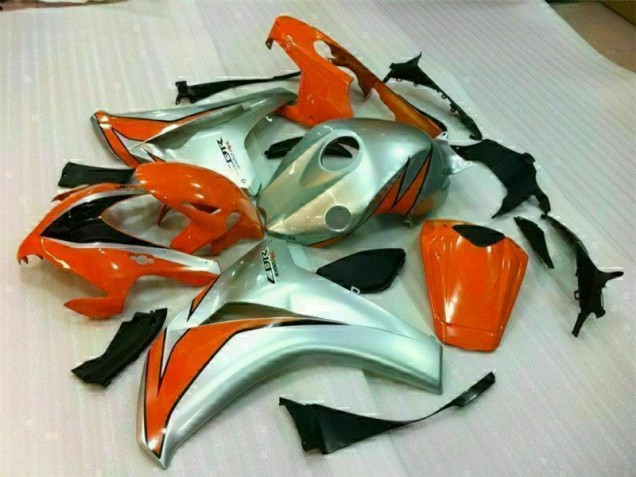 Loja Carenagem Moto Honda CBR 1000RR 08-11 - Prata Laranja Loja Carenagem Moto Honda CBR 1000RR 08-11 - Prata Laranja