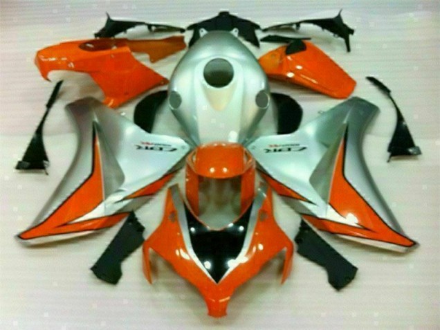 Loja Carenagem Moto Honda CBR 1000RR 08-11 - Prata Laranja Loja Carenagem Moto Honda CBR 1000RR 08-11 - Prata Laranja