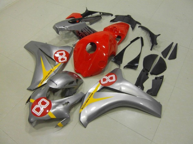 Loja Carenagem Moto Honda CBR 1000RR 08-11 - Prata Vermelho 8 Loja Carenagem Moto Honda CBR 1000RR 08-11 - Prata Vermelho 8