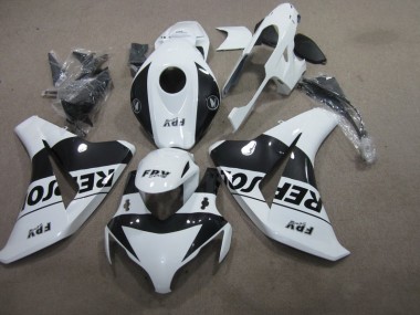 Loja Carenagem Moto Honda CBR 1000RR 08-11 - Preto Branco Repsol