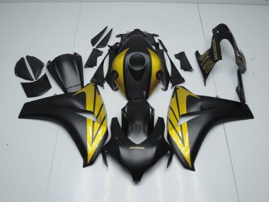 Loja Carenagem Moto Honda CBR 1000RR 08-11 - Preto Fosco & Ouro